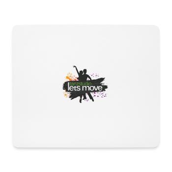 Studio de danse Let’s Move - Tapis de souris (format paysage) - blanc - Devant