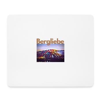 Sehnsucht nach den Bergen - Mousepad (Querformat) - Weiß - Vorne