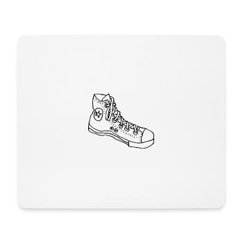 sneaker - Mouse Pad (horizontal) - white - Front