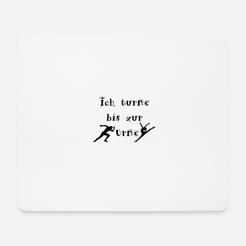 turne bis urne - Mousepad (Querformat) - Weiß