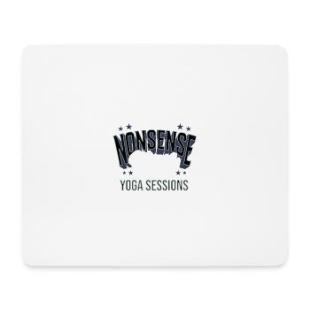 Less Nonsense More Yoga Sessions Inspiration - Mouse Pad (horizontal) - white - Front