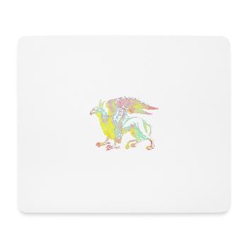 Mythical creatures colorful - Mouse Pad (horizontal) - white - Front
