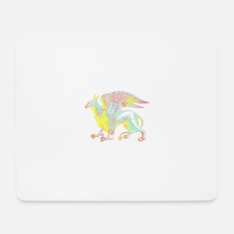 Mythical creatures colorful - Mouse Pad (horizontal) - white