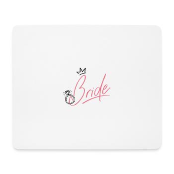 Team Braut - Mousepad (Querformat) - Weiß - Vorne