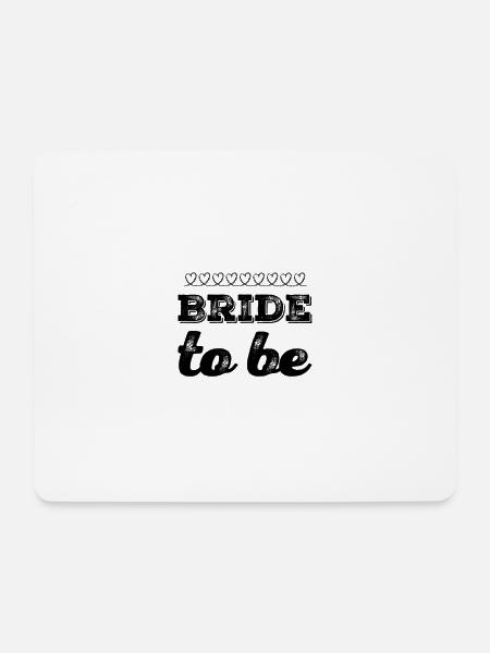 bride to be - Mouse Pad (horizontal) - white