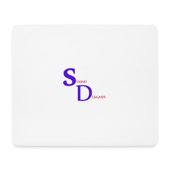 Sound Designer - Tapis de souris (format paysage) - blanc - Devant