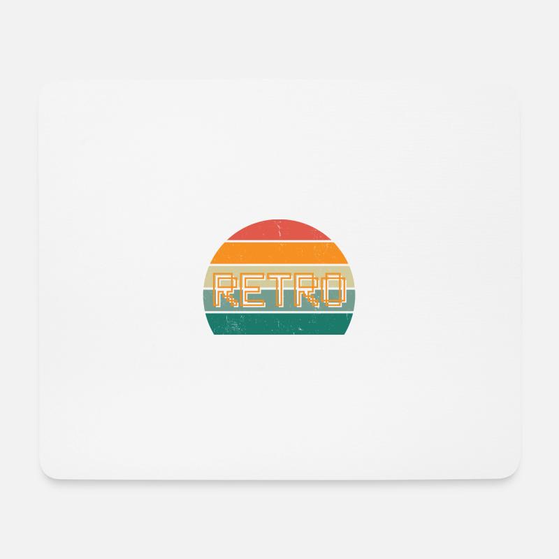 Retro - Mouse Pad (horizontal) - white