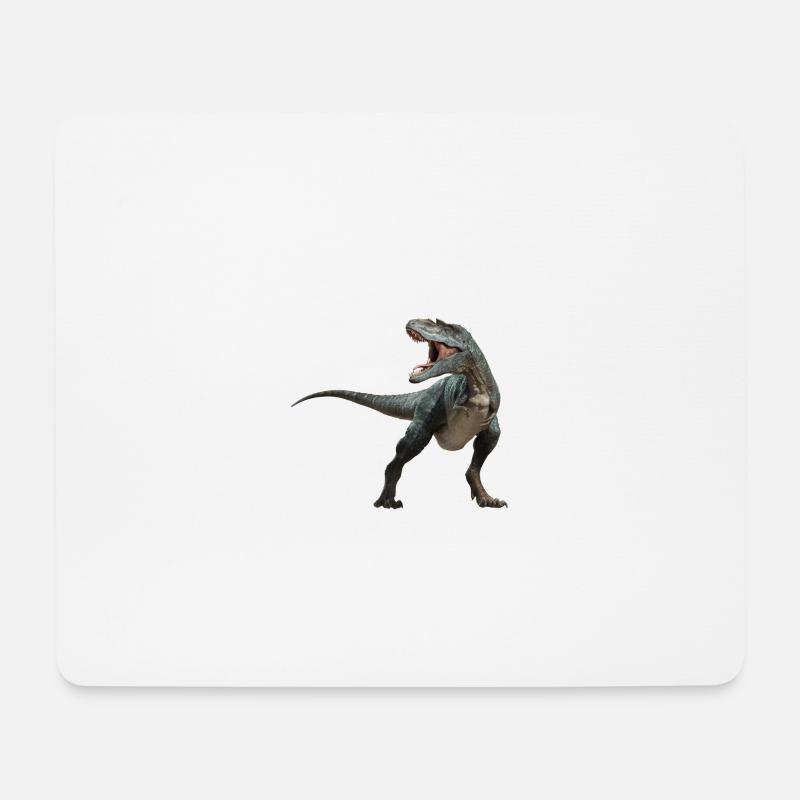 Dinosaurier T-Rex - Mousepad (Querformat) - Weiß