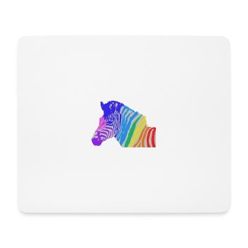 zebra - Mouse Pad (horizontal) - white - Front