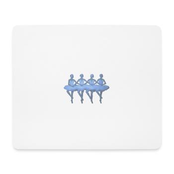 Лебединое озеро - Mousepad (Querformat) - Weiß - Vorne