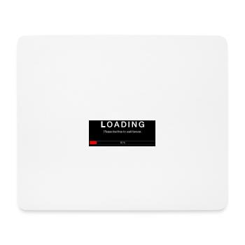 Scrolling Ladebalken Universität Lustiger Druck - Mousepad (Querformat) - Weiß - Vorne