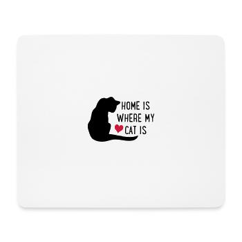 Cat - Mouse Pad (horizontal) - white - Front