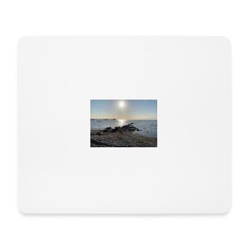 Baltic Sea with sun - Mouse Pad (horizontal) - white - Front