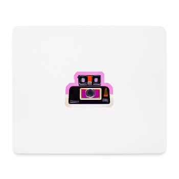 Vintage - Retro Instant Camera - AI Art - Mouse Pad (horizontal) - white - Front