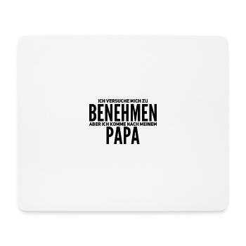 Lustiger Spruch - Mousepad (Querformat) - Weiß - Vorne