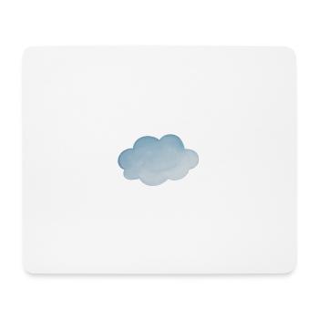 Cloud weather light blue - Mouse Pad (horizontal) - white - Front