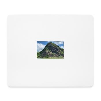Berg - Mousepad (Querformat) - Weiß - Vorne
