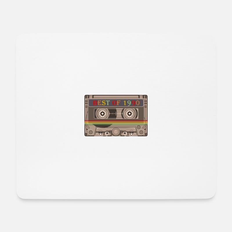 1990 - Mousepad (Querformat) - Weiß