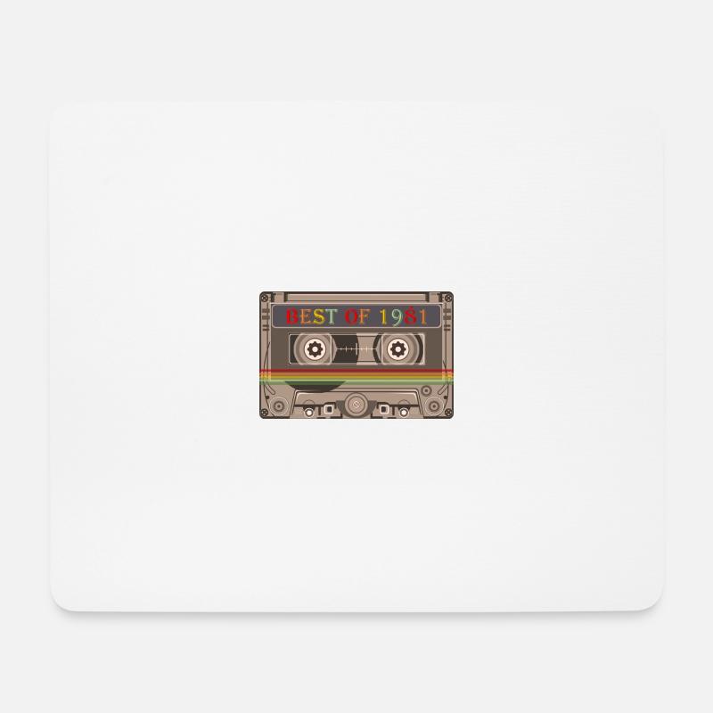 1981 - Mousepad (Querformat) - Weiß