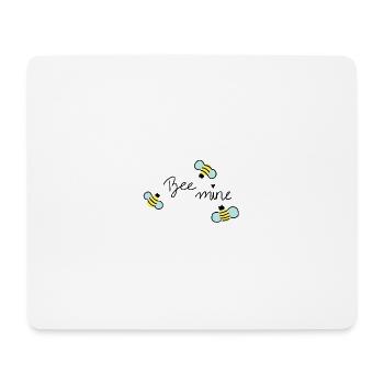 Bee mine süße Biene Geschenk Liebe - Mousepad (Querformat) - Weiß - Vorne
