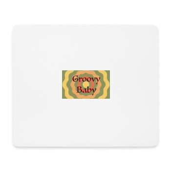 Groovy Baby - Mousepad (Querformat) - Weiß - Vorne