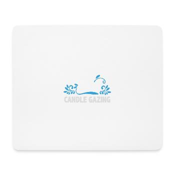 Je suis tout au sujet de la sérénité à la bougie - Tapis de souris (format paysage) - blanc - Devant