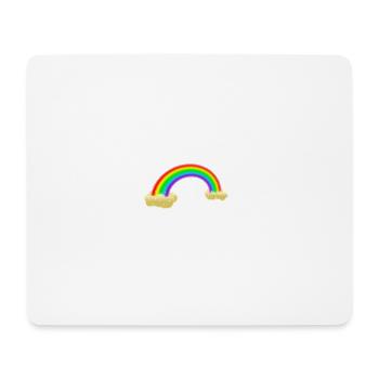 Rainbow - Mousepad (Querformat) - Weiß - Vorne