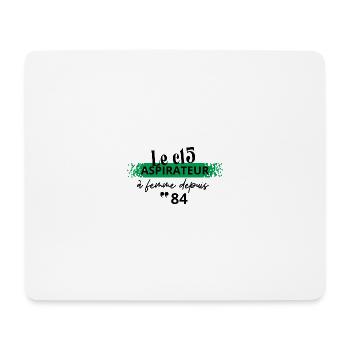 Le c15 aspirateur à femmes cadeau c15 du seigneur - Tapis de souris (format paysage) - blanc - Devant