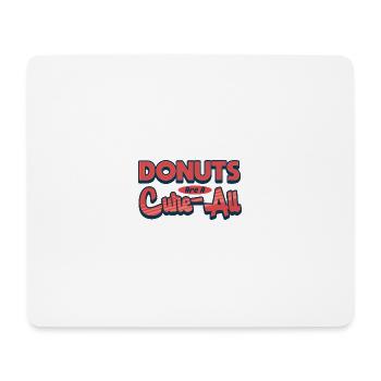 Les beignets sont une panacée - Tapis de souris (format paysage) - blanc - Devant