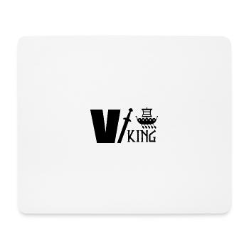 Wikinger - Mousepad (Querformat) - Weiß - Vorne