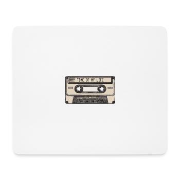 Vintage Cassette - Time of my life - Mouse Pad (horizontal) - white - Front