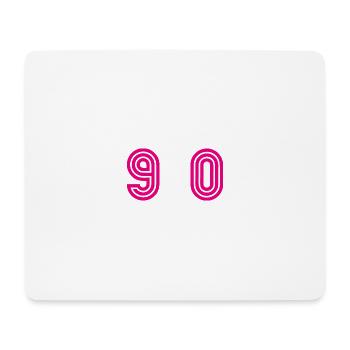 90. 90 YEARS. 90TH ANNIVERSARY. 90TH ANNIVERSARY. - Mouse Pad (horizontal) - white - Front