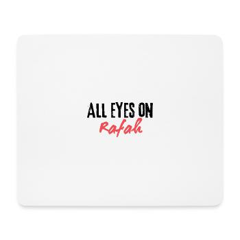 All Eyes On Rafah - Tapis de souris (format paysage) - blanc - Devant