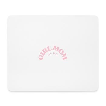 Girl Mom est. 2024 - Mousepad (Querformat) - Weiß - Vorne