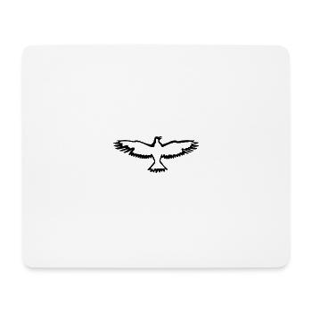 Flügel - Mousepad (Querformat) - Weiß - Vorne