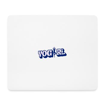 YOGirl - das Must-have für Yoga-Mädels - Mousepad (Querformat) - Weiß - Vorne