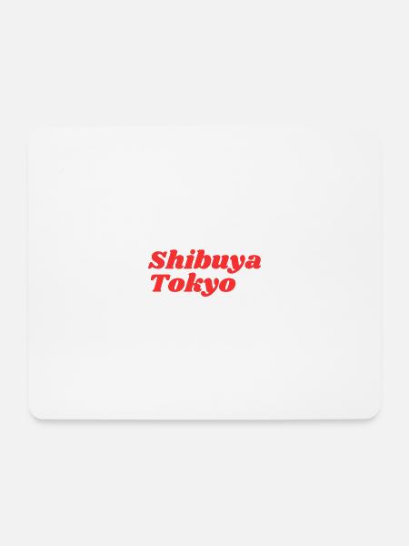 Shibuya Tokyo - Mousepad (Querformat) - Weiß