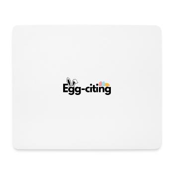 Egg-citing - Mousepad (Querformat) - Weiß - Vorne