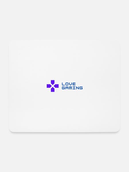 LOVE GAMING - Mouse Pad (horizontal) - white