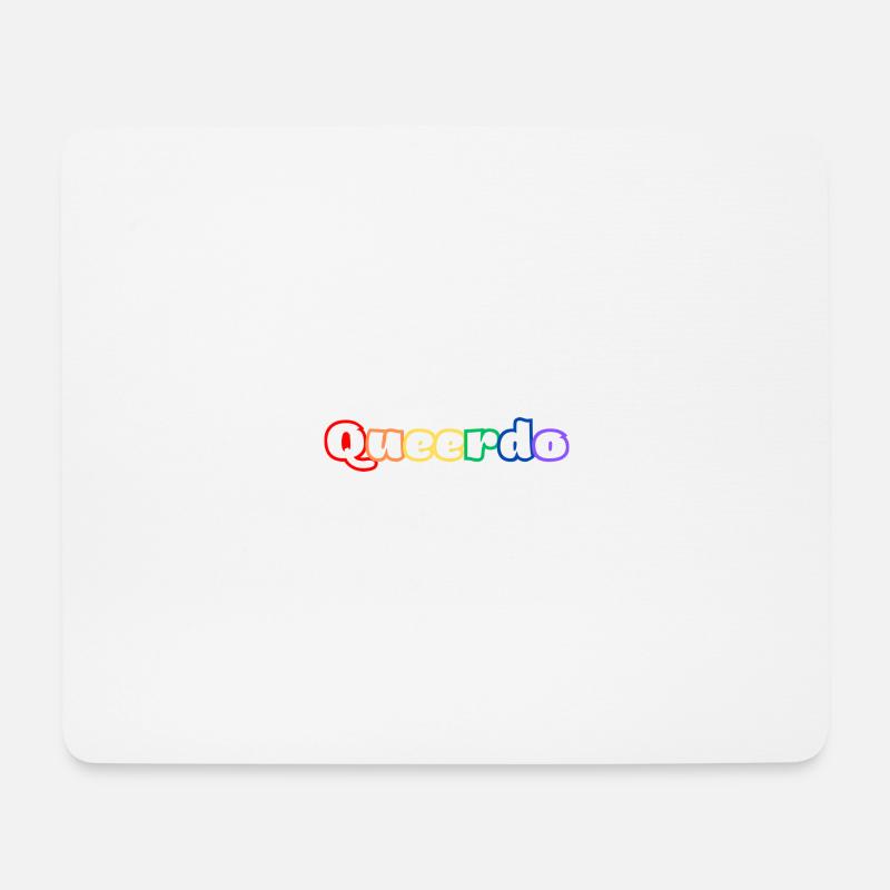 Queerdo - Mousepad (Querformat) - Weiß