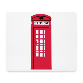 phone_box_1 - Tapis de souris (format paysage) - blanc - Devant
