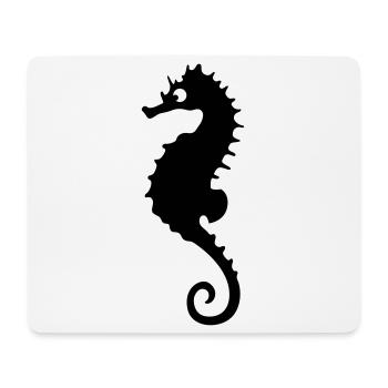 Seepferdchen - Mousepad (Querformat) - Weiß - Vorne