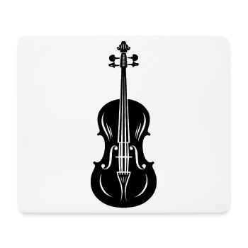 Graphic Violin - Mouse Pad (horizontal) - white - Front