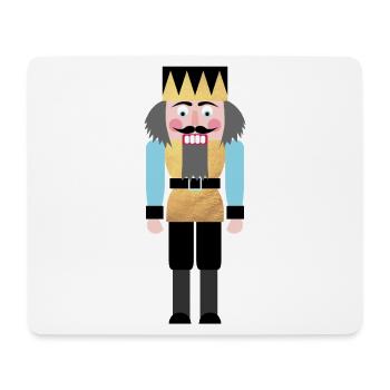 Nussknacker Gold Weihnachten Xmas Advent Figur - Mousepad (Querformat) - Weiß - Vorne