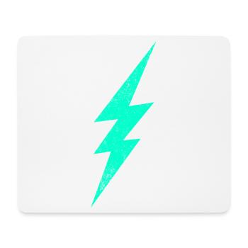 Electric flash graphic on trendy H interior - Mouse Pad (horizontal) - white - Front