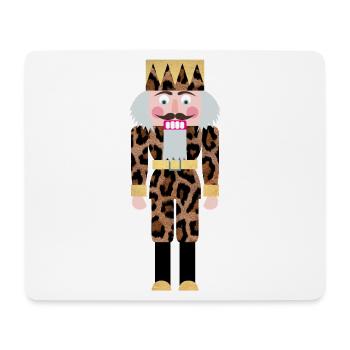 Nutcracker Leolook Animal Print Christmas Decoration - Mouse Pad (horizontal) - white - Front