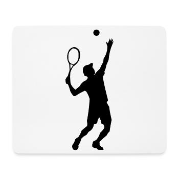 Tennis - Mousepad (Querformat) - Weiß - Vorne