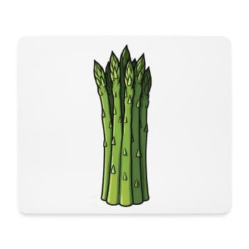 Asparagus - Mouse Pad (horizontal) - white - Front