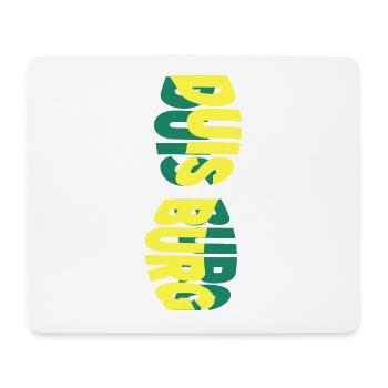 Duisburg Germany City Skyline Font Colorful - Mouse Pad (horizontal) - white - Front