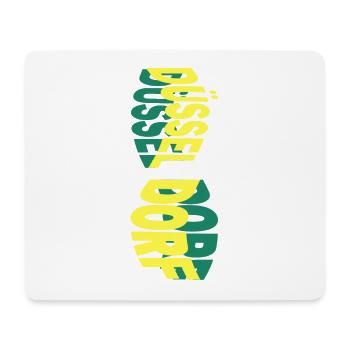 Dusseldorf Germany City Skyline Font Colorful - Mouse Pad (horizontal) - white - Front